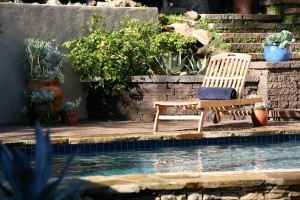 Outdoor Pool with Pretty Stones