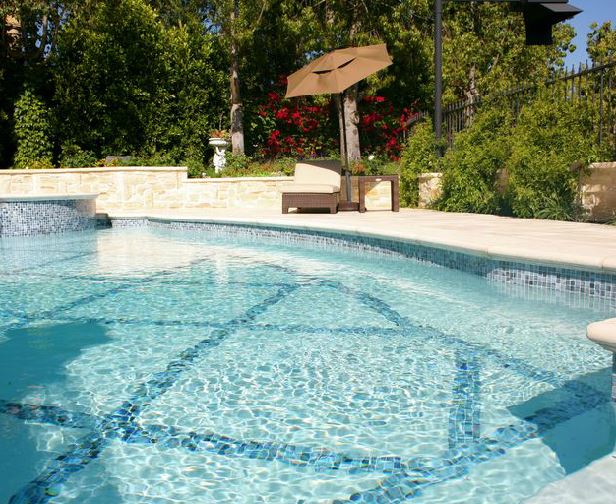 glass tile pools